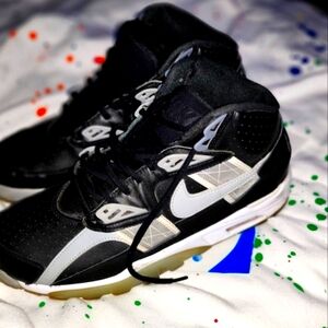 Nike Bo Jackson Raiders Air Trainers Blk/Gry Mens size 11